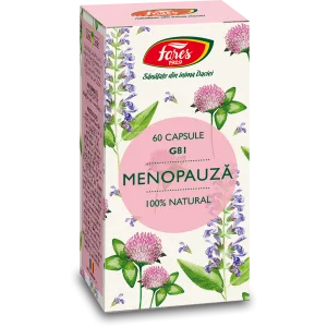 Fares - produse naturiste cu suflet, știință și tradiție din 1929, Menopauză, G81, 60 capsule - fares.ro