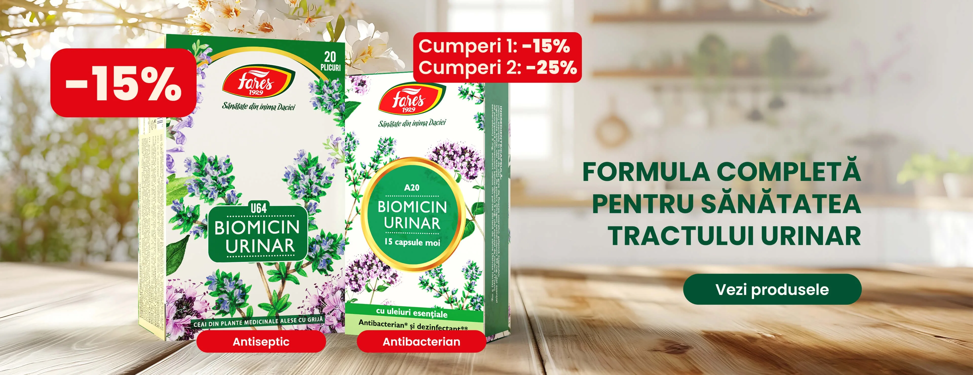 FORMULA COMPLETĂ PENTRU SĂNĂTATEA TRACTULUI URINAR